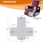 VANSOFY 100% Waterproof Recliner Chair Covers, Recliner Cover Non-Slip Dog - Image 2