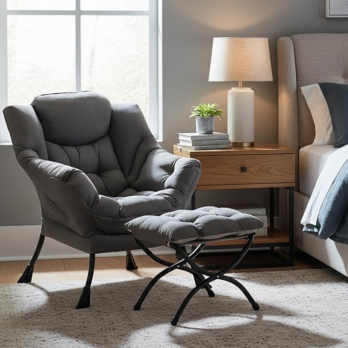Tiita Lazy Chair, Comfy Leisure Sofa Reading Chair - Image 7