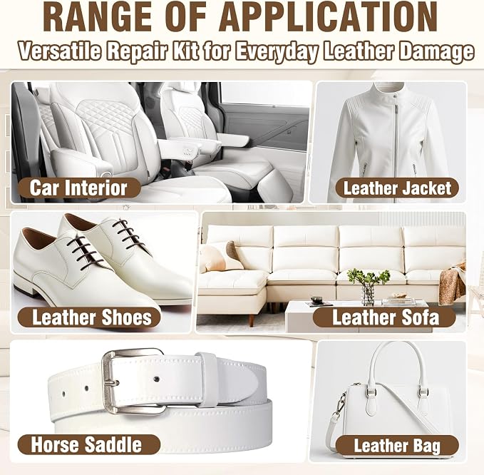 Vigorder Cream Leather Repair Kit - Image 6