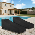 SunPatio Waterproof Outdoor Chaise Lounge Cover, 2 Pack Patio Lounge Chair - Image 9