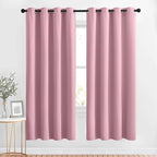 NICETOWN Crystal Pink Blackout Curtains & Drapes by NICETOWN