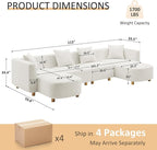 VANOMi 113" Sectional Sofa - Image 2