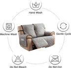 Genina Loveseat Recliner Cover Non-Slip, Sofa Cover - Image 9