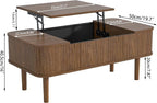 Fluted Lift Top Coffee Table - Image 2