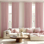 MIULEE Pink Pinch Pleated 100% Blackout Linen Curtains 40x90 Inches | Room - Image 7