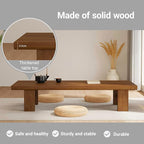 Japanese Modern Tatami Coffee Table, Solid Wood Tatami Tables, - Image 3