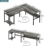 Unikito Reversible L Shaped Desk - Image 3
