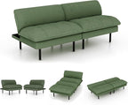 Ribilake 70" Futon Sofa Bed, 4 in 1 Multi-Function Couch Sleeper - Image 4