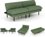 Ribilake 3 Sets 70" Futon Sofa Bed, 4 in 1 Multi-Function Couch Sleeper - Image 3