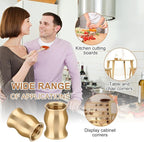 Brass Cutting Board Feet, Including Stainless Steel Screws, Silicone Nonslip - Image 6