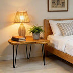 Live Edge Side Table, Solid Wood End Table - Image 3