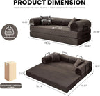 79'' Convertible Sofa Bed, Folding Sleeper Couch - Image 2