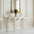 Vintage French Console Table, Wood Entryway Table - Image 7