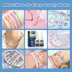 Meuvcol Jewelry Bracelet Glue for Elastic String Knot, Punctuation Beads - Image 5