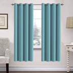 H.VERSAILTEX Insulated Thermal Blackout 52 x 72 Inch Long Curtain Panels Pair by HVERSAILTEX