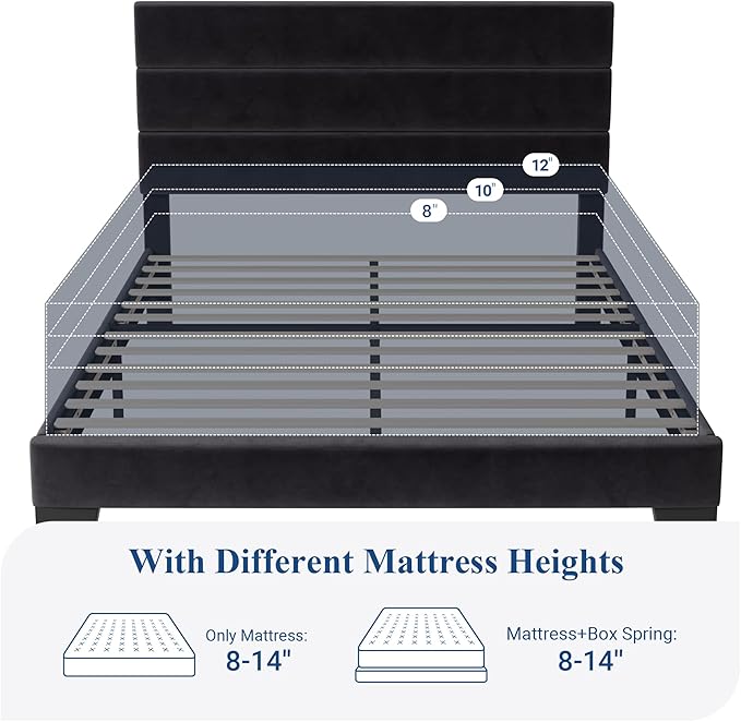 Allewie Full Size Platform Bed Frame - Image 7