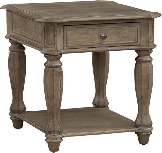 Liberty Furniture Magnolia Manor Living Room End Table Traditional by LibertyFurniture