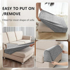 UNBBRRL 10 Pieces Stretch Sofa Cushion Covers - Image 4