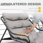 DWVO Outdoor Rocking Chair, Over-Sized Patio Rocking Chair - Image 3