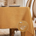 BALCONY & FALCON Rectangle Tablecloth Washable Wrinkle Resistant and Water by BALCONYFALCON