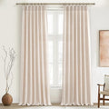 PleatedDrapes Drop Cloth Farm House Tall Curtains by PleatedDrapes