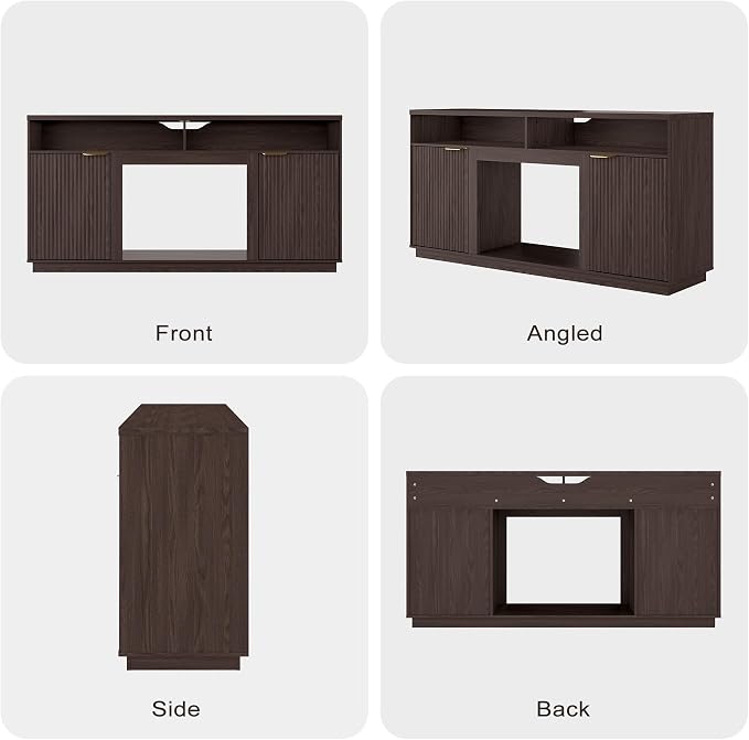3-Piece Fluted Living Room Set Includes 2 Fluted Night Stand - Image 8