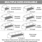 Fixwal Waterproof Flannel Dog Couch Cover, 27.6" x 59", Light Gray | Integrated - Image 7