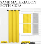 NICETOWN Window Curtain Panels, Thermal Insulated Solid Grommet Draperies/Drapes - Image 6