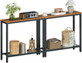 HOOBRO 29.5" Narrow Console Table, Small Entryway Table by HOOBRO
