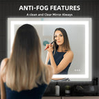 48" L x 36" W LED Bathroom Mirror - Image 7