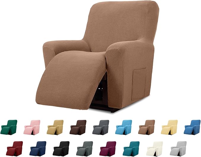 Cupuamon Recliner Chair Covers, Lazy Boy Recliner Covers Stretch Reclining by Cupuamon