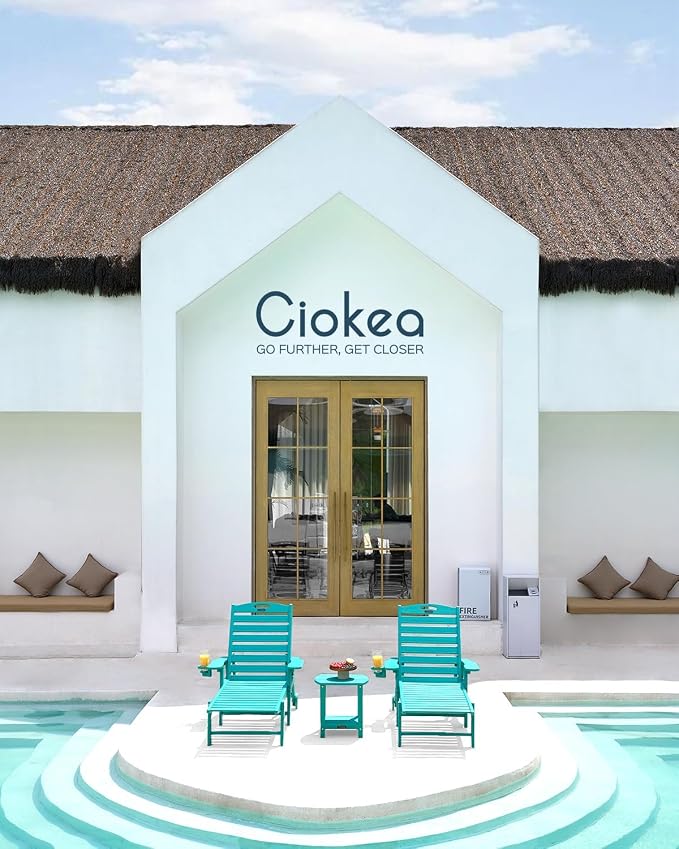 Ciokea Lounge Chair Outdoor, Oversized Chaise Lounge Chair - Image 2