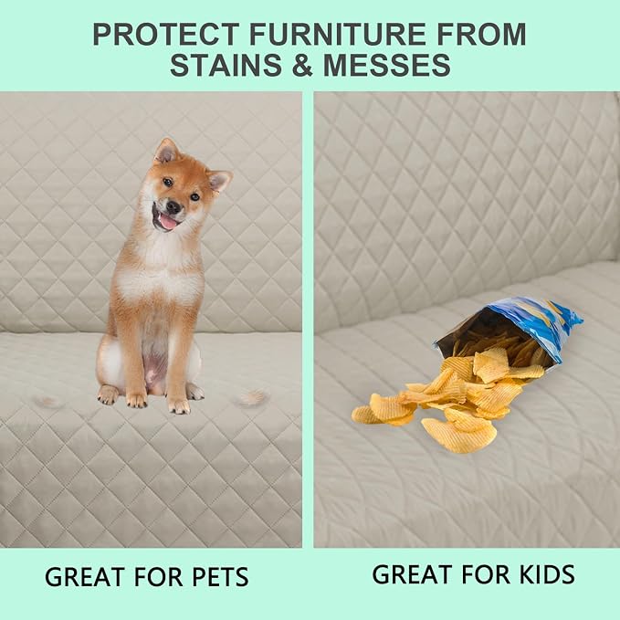 Reversible Chair Covers for Recliner Oversized, Water Repellent, Chair - Image 5