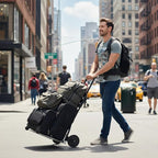 Leeyoung Folding Hand Truck and Dolly, 264 Lb Capacity Heavy-Duty Luggage - Image 2