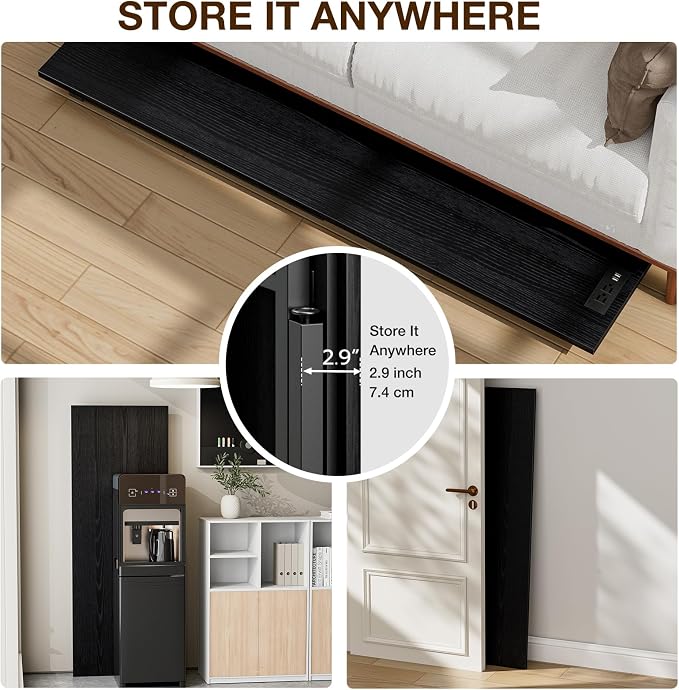 TEMI Long Computer Desk Folding Table - Image 9