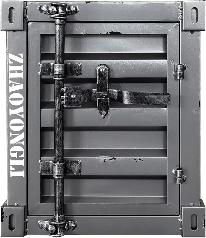 ZHAOYONGLI-End Tables Industrial Nightstand Table, Old by ZHAOYONGLI-EndTables