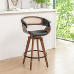 Set of 1 Rattan bar stool1 by KUNZENTLIVING