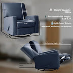 Harkawon Swivel Rocker Recliner Chair, Glider Rocker Recliner, Rocking Chairs - Image 4