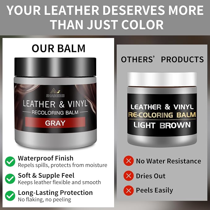 Leather Recoloring Balm and Leather Repair Kit - Image 2