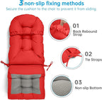 Adirondack Chair Cushion Tufted Waterproof Outdoor Rocking Chair Cushions - Image 3