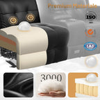 Loveseat Recliner Sofa, Home Theater Seating Massage Reclining Couch - Image 8