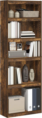 Furinno Jaya Book Shelf, 5-Tier Bookshelf, by Furinno-FitsYourSpaceFitsYourBudget