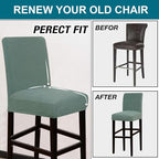 Turquoize Stretch Bar Stool Cover Counter Stool Pub Chair Slipcover - Image 5