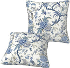 Chinoiserie Blue and White Pillow Covers 20x20 in Set of 2 - Image 9