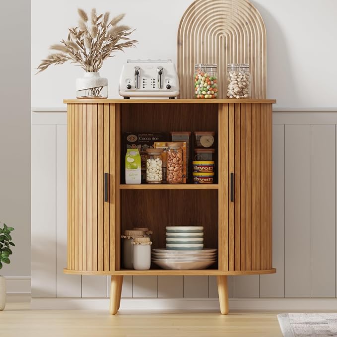 31.5" Buffet Cabinet, Sideboard Buffet Cabinet - Image 5