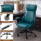 E-Motie Office Chair, Leather Desk Chair - Image 5
