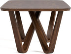 Furniture of America Nazaen I 94.5" Mid-Century Modern Solid Wood Live Edge - Image 5
