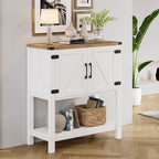 Mufico Console Table Coffee Bar Cabinet Sofa Table, 31.5 L x 13.8 D x 34.65 H - Image 8