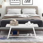 Oastreeful Industrial Entryway Bench Rustic Wood and Metal Storage Bench - Image 5