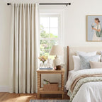 INOVADAY Extra Wide 100% Blackout Linen Curtains - Image 6